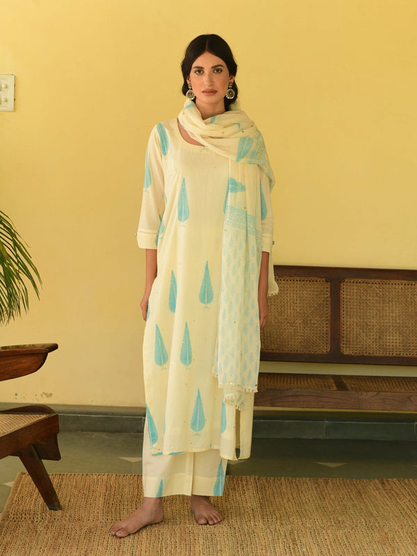 Sukoon blue straight set of 3