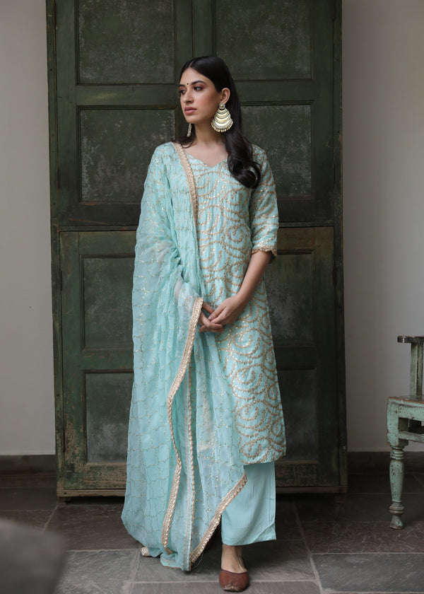 Mariyam Straight Suit -Set of 3